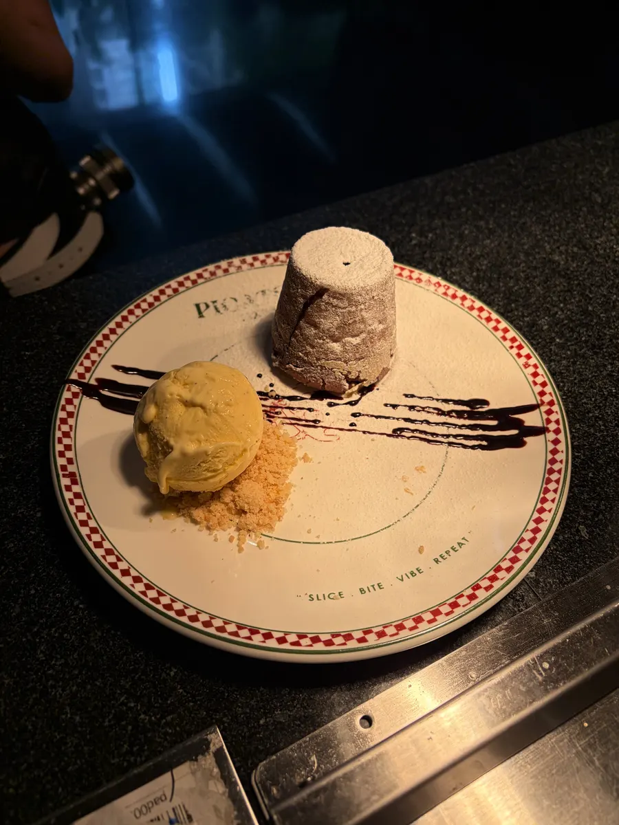 Chocolate Volcano Cake at Picatso Pizza Koh Tao
