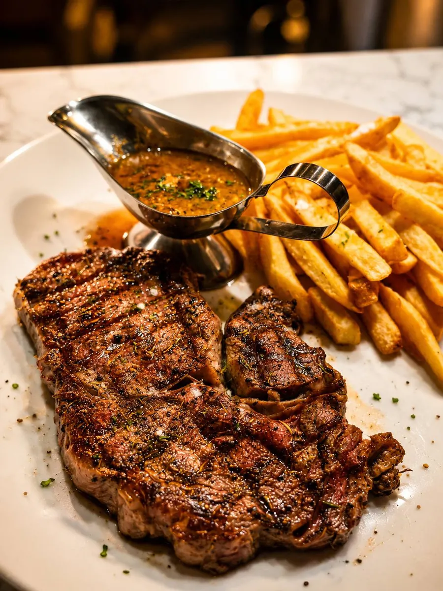 Rib Eye Steak at Picatso Pizza Koh Tao
