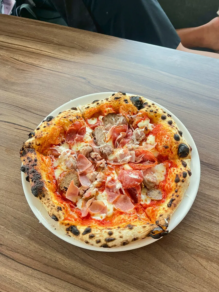 Spicy Meatball & Hot Honey at Picatso Pizza Koh Tao