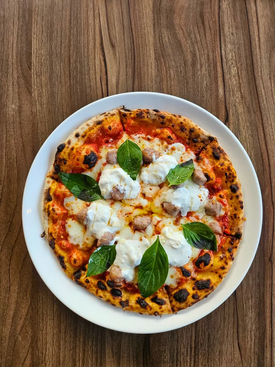 Italian Sausage & Stracciatella at Picatso Pizza Koh Tao