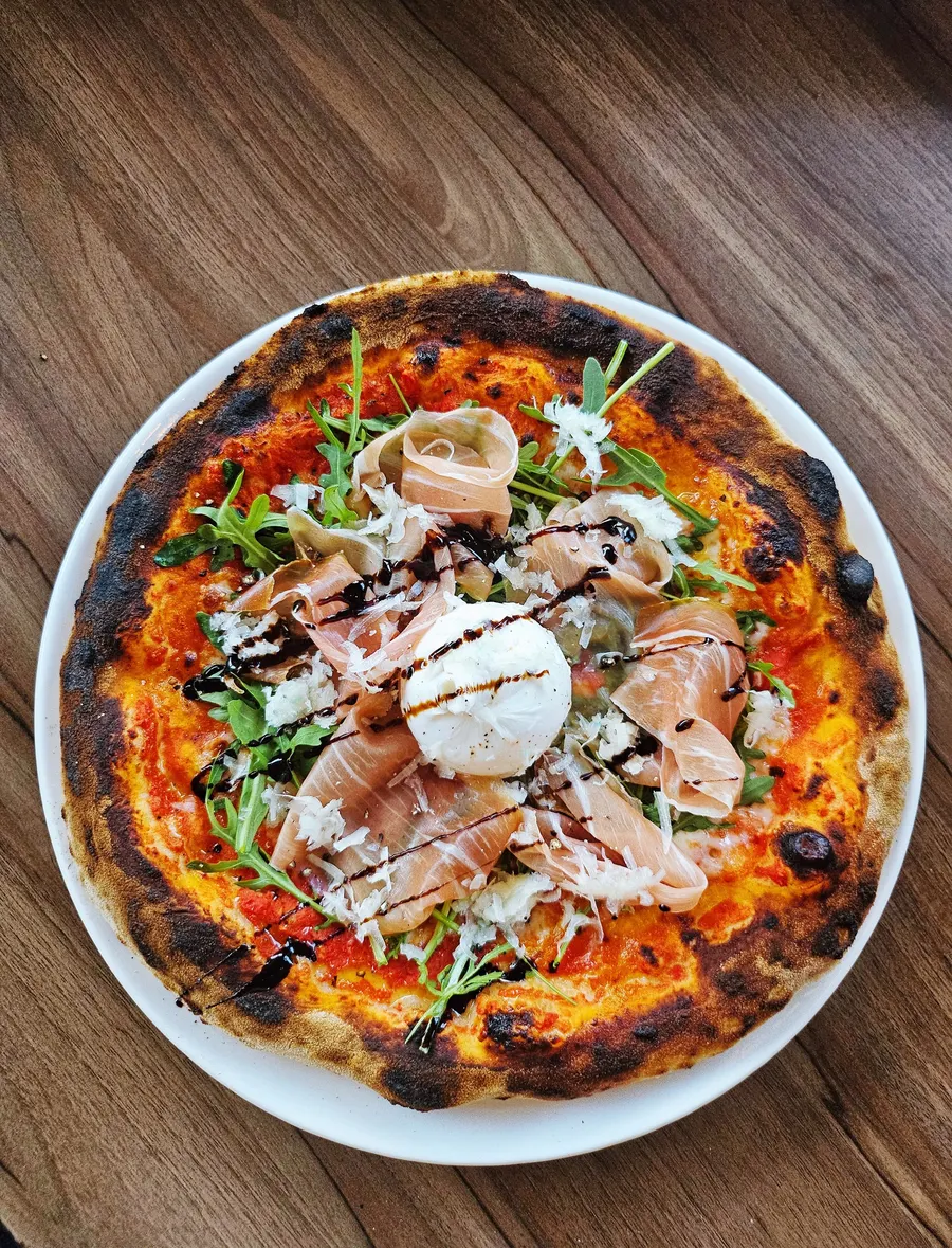 Parma Ham & Burrata at Picatso Pizza Koh Tao