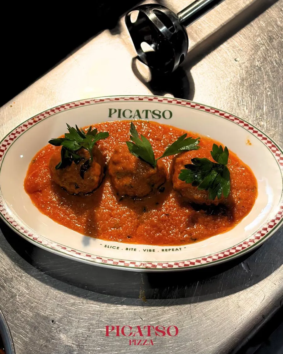Meatballs in Tomato Sauce at Picatso Pizza Koh Tao