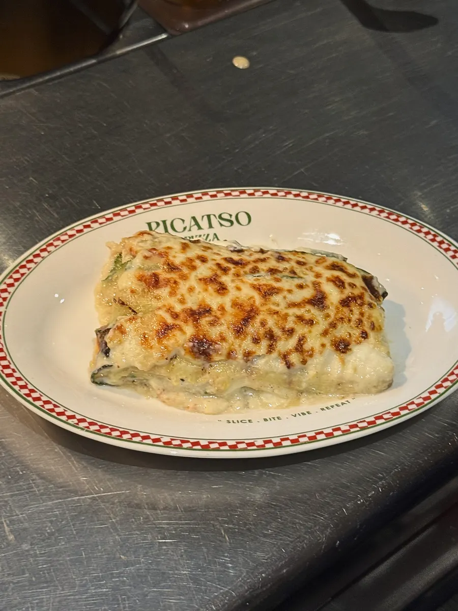 Zucchini Parmigiana at Picatso Pizza Koh Tao