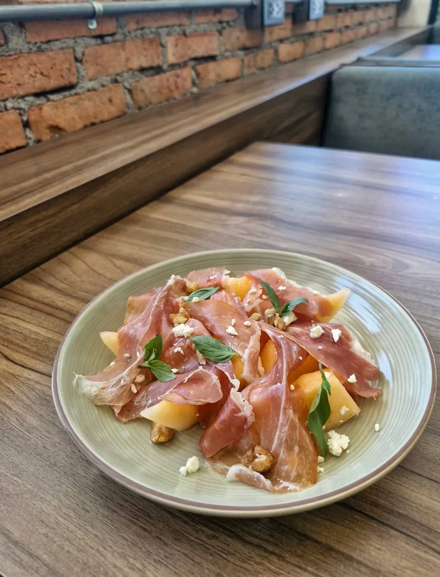 Melon & Parma Ham at Picatso Pizza Koh Tao